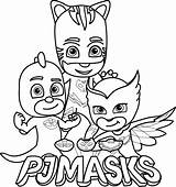 Pj Coloring Masks Printable Learning Kids Educative sketch template