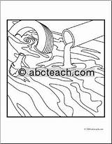 Pollution Water Coloring Pages Getcolorings Getdrawings sketch template