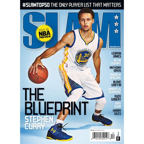 golden state warriors stephen curry slam magazine  cover mural