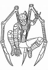 Spiderman Adults sketch template