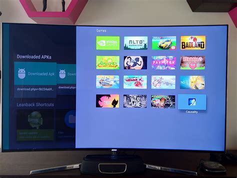 app manager android tv app tray  tv launcher