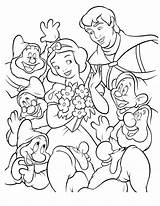 Snow Coloring Pages Princess Prints Tale Enchanted Fairy Characters Main sketch template