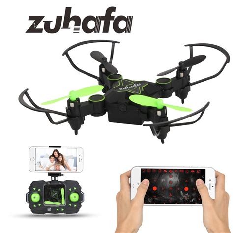 zuhafa zhc mini foldable rc drone fpv vr wifi rc quadcopter remote control drone  hd p