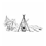 Tepee Related sketch template