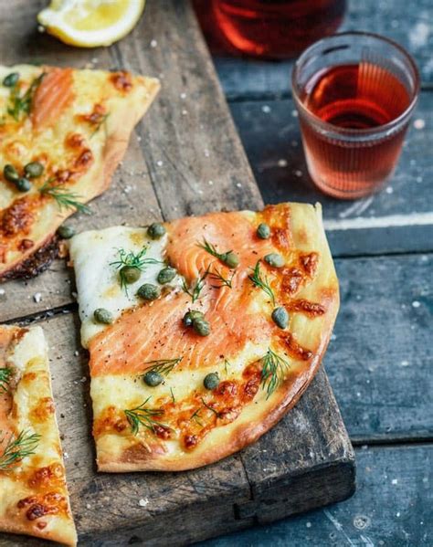ways  turn breakfast foods   legit dinner salmon pizza