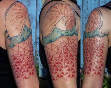 fibonacci tattoo ever increasing physics mania body art
