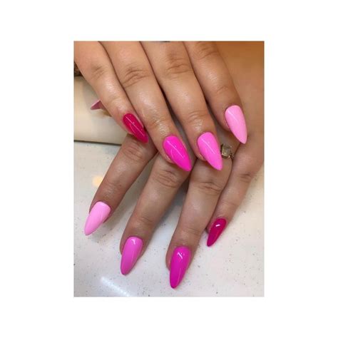 vibrant salon  spa pink stiletto nails nails manicure  pedicure