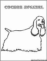 Coloring Cockerspaniel Fun Pages sketch template