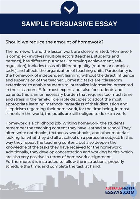 reduce  amount  homework  australia master essays issuu