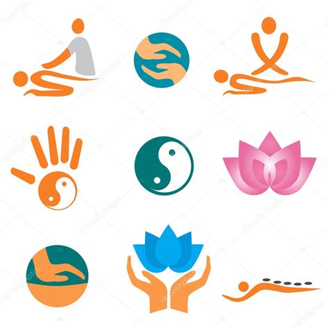 icons of massage stock vector image by ©chachar 5414235