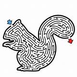 Maze Hard Mazes Difficult Medium Puzzle Squirrel Kids Pages Coloring Puzzles Easy Adults Adult Bestcoloringpagesforkids Teens Red Child Color Diamond sketch template