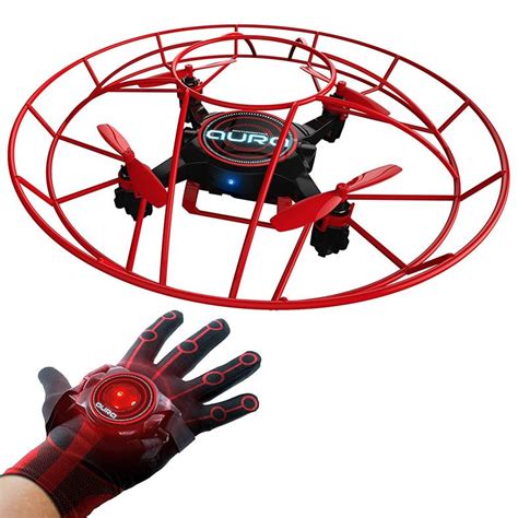 aura drone controlled   hand gestures  awesome tricks drone flying force toys