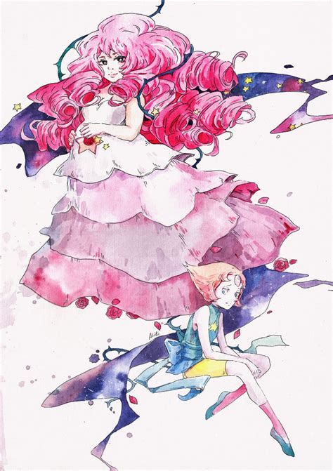 Rose Quartz And Pearl Steven Universe By Analibi On Deviantart