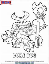 Coloring Skylanders Pages Swap Force Bug Popular Dune sketch template