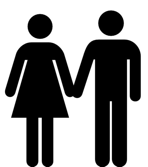 Man And Woman Heterosexual Icon Clip Art At