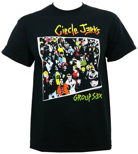 Authentic Circle Jerks Band Group Sex Album Cover Art T Shirt S M L Xl