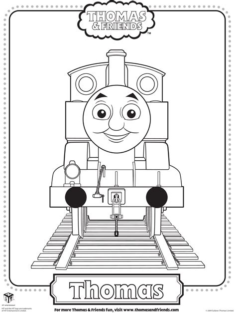 thomas  train printable coloring pages