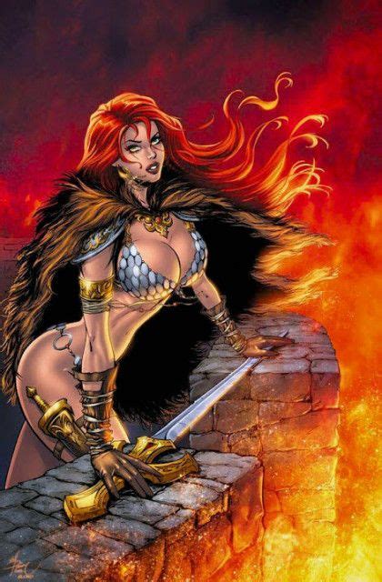 Red Sonja By Dawn Mcteigue With Images Red Sonja