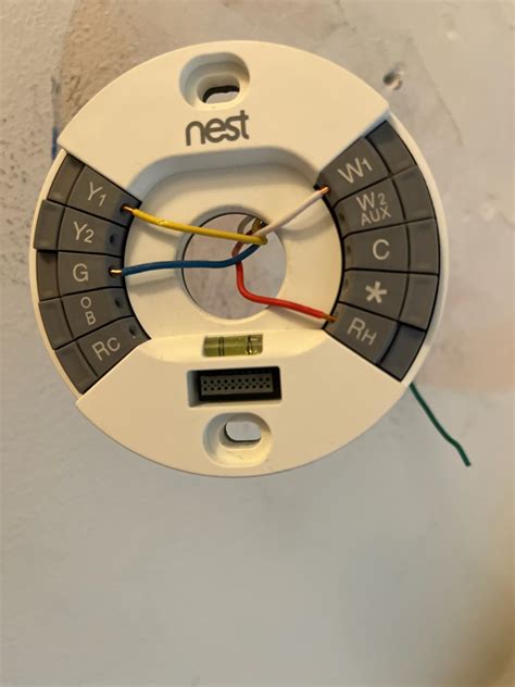 im replacing  lennox icomfort wi fi thermostat   nest thermostat min yellow level