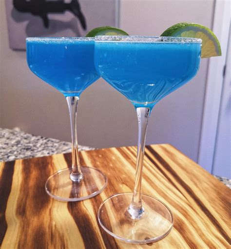 made some blue margaritas the other day first spirit forward cocktail
