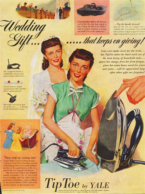 vintage wedding ads make your housewife dreams come true washing and ironing vintage ads