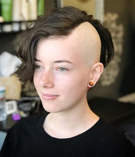 20 Womens Half Shaved Head Hairstyles Fashionblog