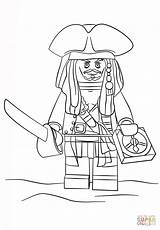Jack Sparrow Captain Klocki Kleurplaat Colorir Desenhos Figuurtjes Kolorowanka Supercoloring Piraat Ausdrucken Páginas Piraten Malvorlagen Mattoncino Pirata Sparow Visitar Autonomia sketch template
