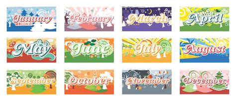 images  printable months  year cards  printable months