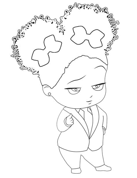 boss baby coloring pages print  kids  day coloring