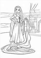 Rapunzel Enredados Pintar Princesas sketch template