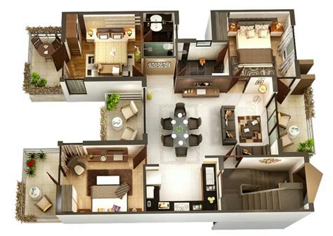 examples small house plans  loft master bedroom