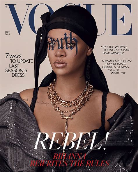 Rihanna Makes History In Durag On May 2020 Issue Of British Vogue