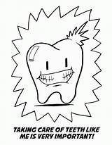 Coloring Pages Teeth Healthy Comments Coloringhome sketch template