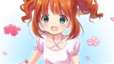 Desktop Wallpaper Cute Anime Girl Green Eyes Yayoi