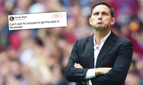 chelsea fans reacts to frank lampard leaving the club
