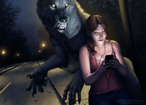 October The Werewolf Calendar 2014 By Myenia Fur