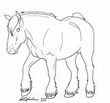 Lineart Draft Shire sketch template