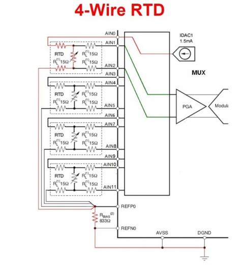 wire rtd connections diagrams
