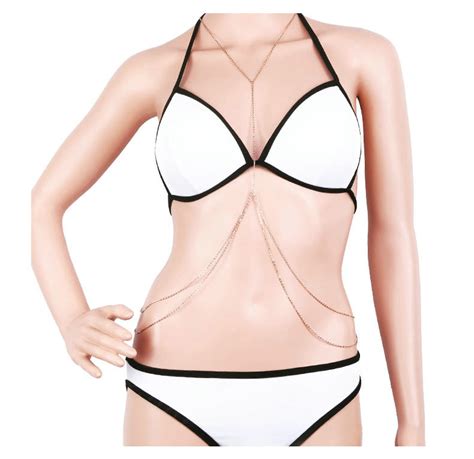 buy wholesale sexy bikini beach diamond moon belly waist body chains
