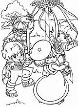 Coloring Pages Rainbow Brite Book Color Kids Vintage Books Bright Fairy Characters Choose Board sketch template