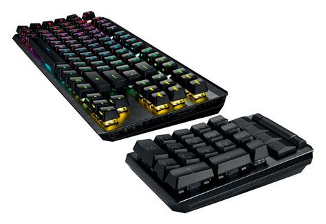 asus rog claymore ii mechanical keyboard announced  detachable