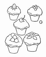 Cakes Cupcakes Ausmalbilder Ausmalbild Malvorlagen sketch template