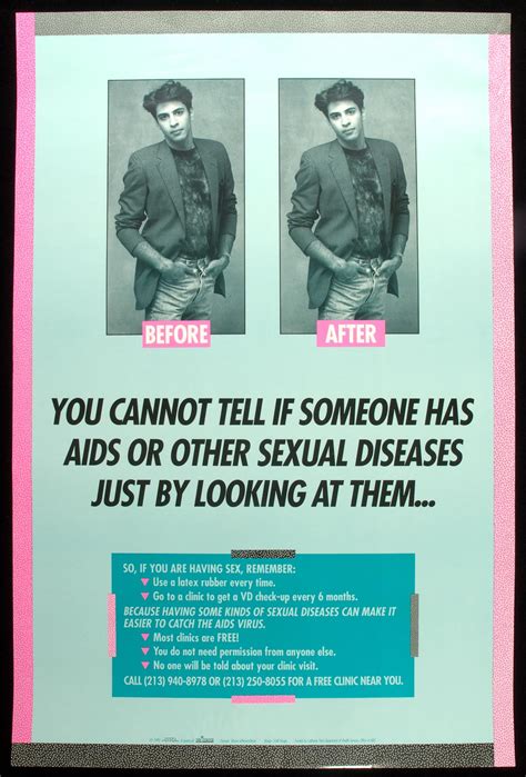 You Cannot Tell If Someone Has Aids Aids Education Posters