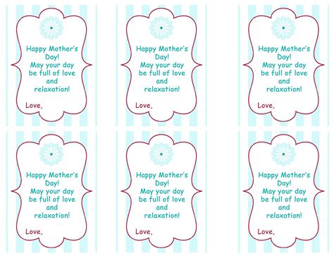 mothers day printables  gift tags top mothers day gifts