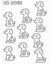 Coloring Pages Ten Count Print sketch template