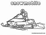 Coloring Snowmobile Pages Doo Ski Clipart Library Color Popular sketch template