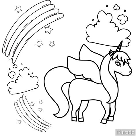 printable unicorn coloring pages  kids unicorns