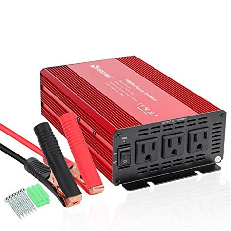 power inverter  home car rv   ac outlets quesvow converter  dc   ac