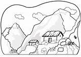 Berge Malvorlage Ausmalbilder Montanas Imagenes sketch template