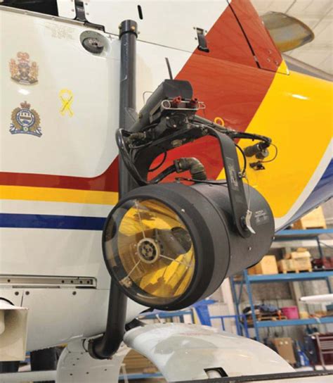 sx searchlight installation airbus helicopters canada